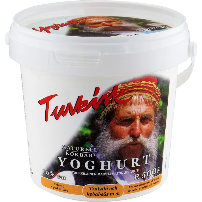 Yoghurt Turkisk Naturell 10% 500g Salakis