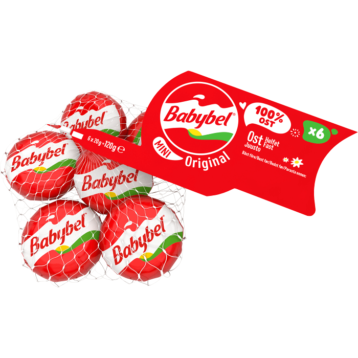Snackost orginal 6st 120g Mini Babybel