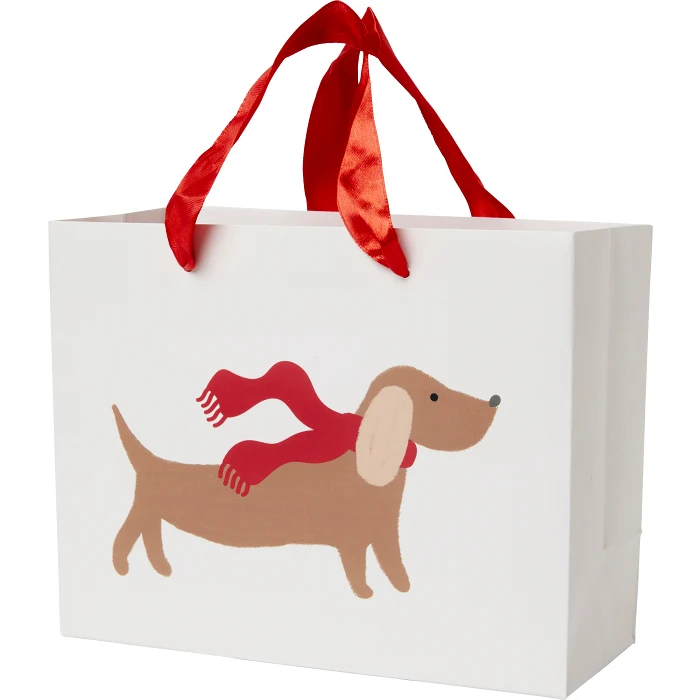 Presentpåse Lussehund 23x18 cm