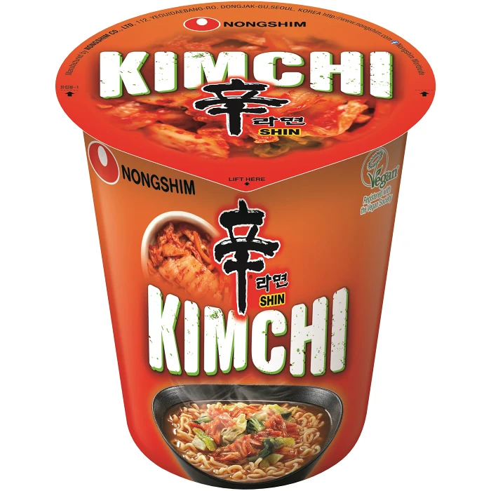 Nudlar i kopp Kimchi 75g Nongshim