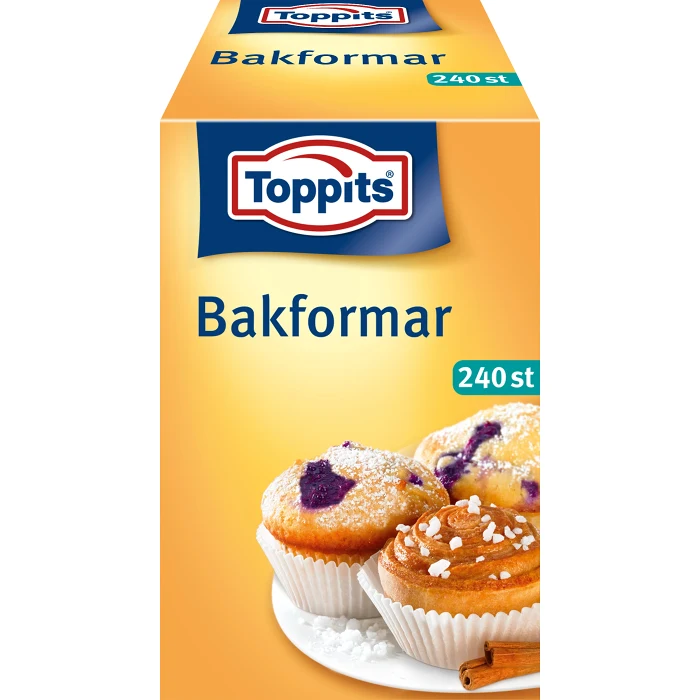 Bakformar 240st Toppits