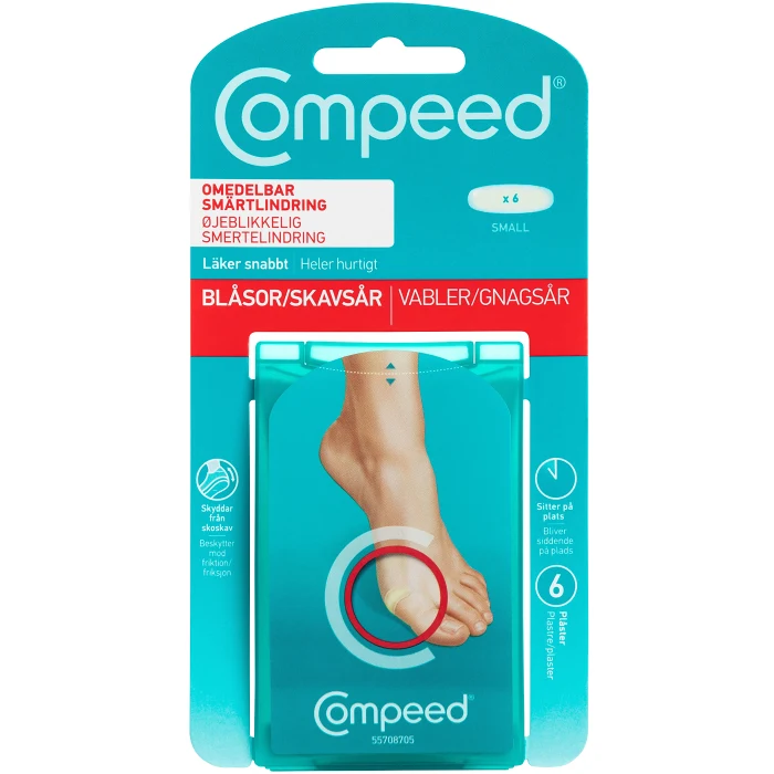 Plåster Blåsor Small 6-p Compeed