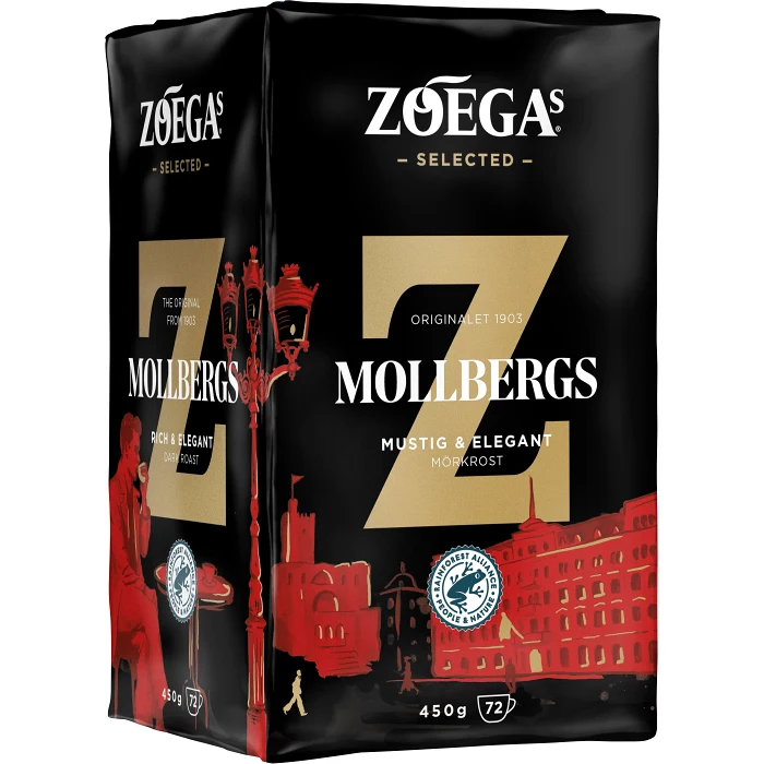 Bryggkaffe Mollbergs blandning 450g Zoegas