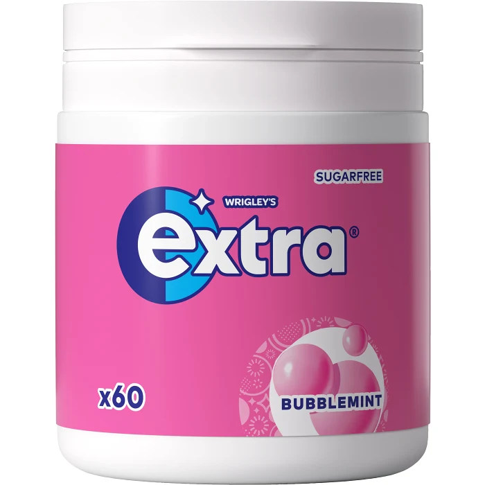 Tuggummi Bubblemint Burk 60st Extra