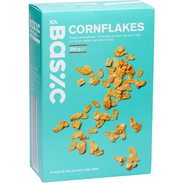 Flingor Cornflakes 500g ICA Basic