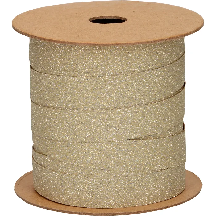 Band Guld glitter 10mmx10m ICA
