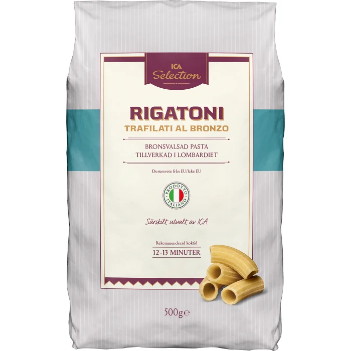 Pasta Rigatoni 500g ICA Selection