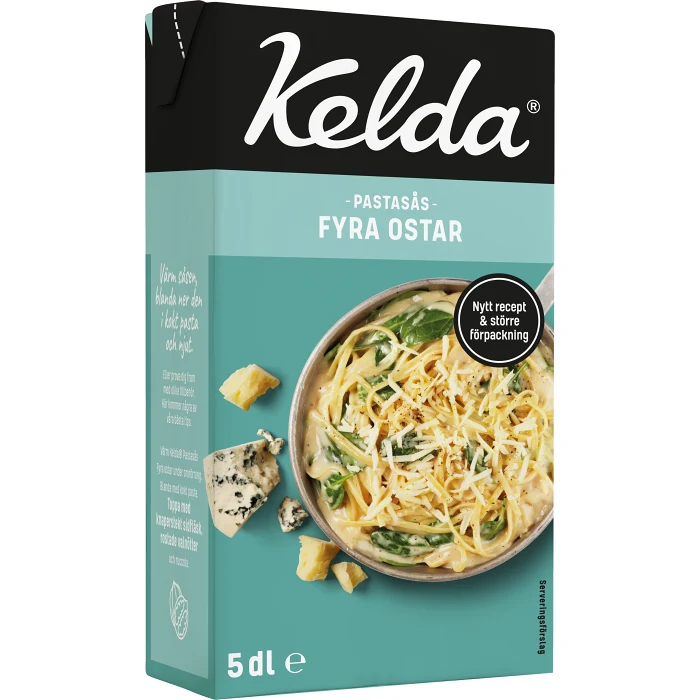Pastasås Fyra Ostar 5dl Kelda