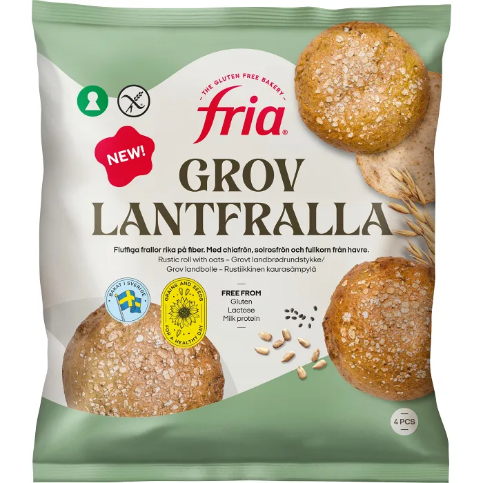 Grov Lantfralla glutenfri 280g Fria