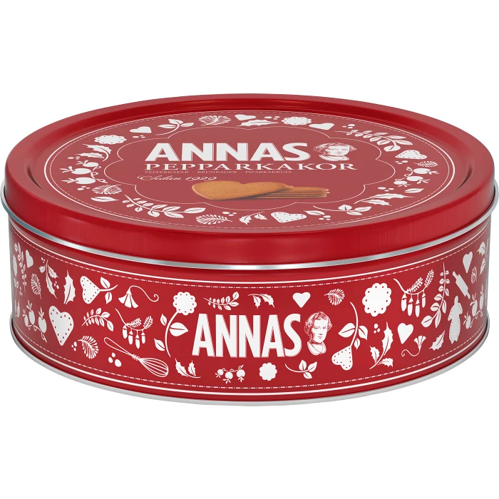Pepparkaka Plåtburk Små Hjärtan 300g Annas