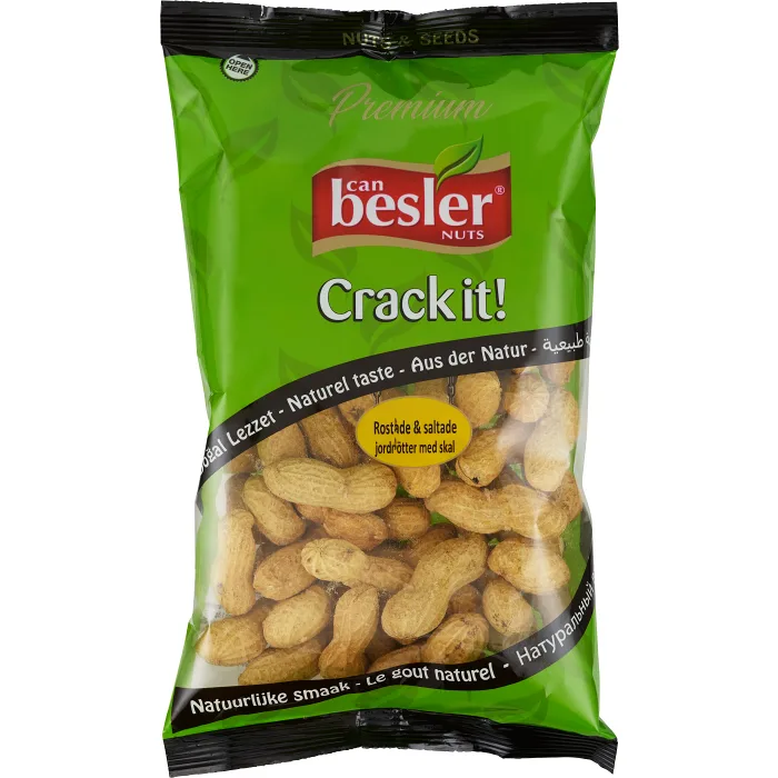 Jordnötter skal rostade 200g Besler