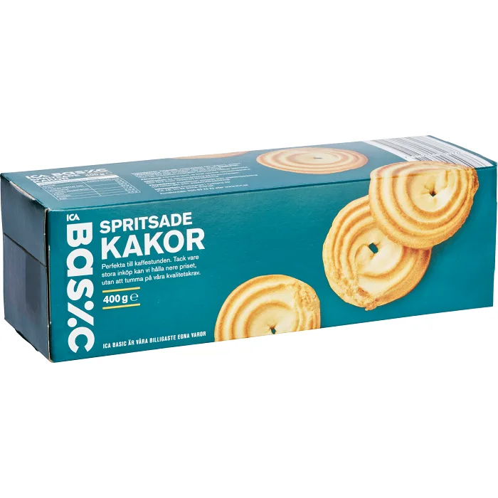 Spritsade kakor 400g ICA Basic