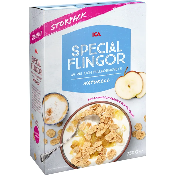 Specialflingor Naturell 750g ICA