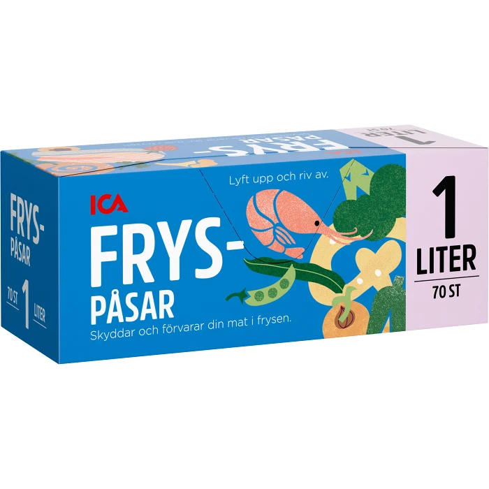 Fryspåsar 1l 70st ICA