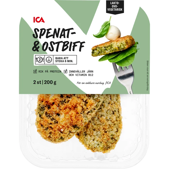 Spenat och ostbiff 200g ICA