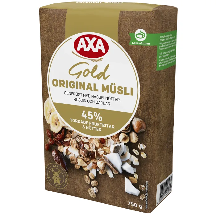 Müsli Gold original 750g AXA