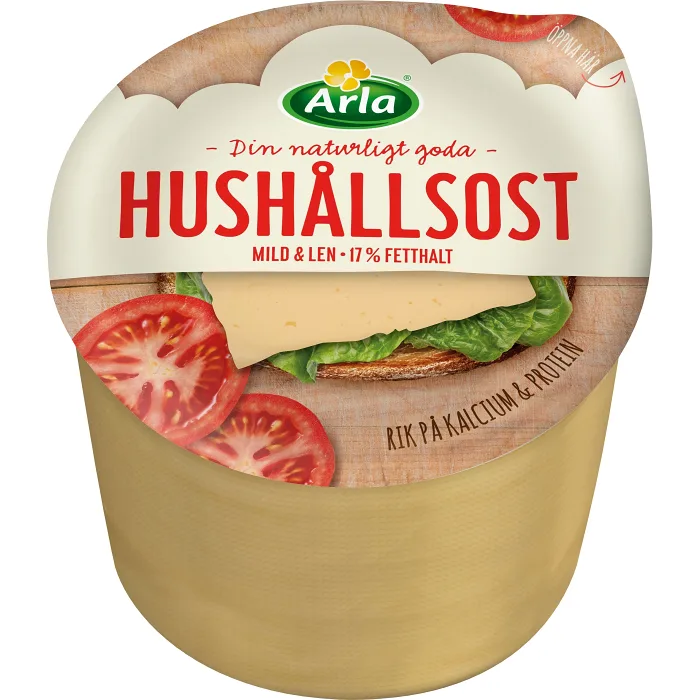 Hushållsost mild 17% ca 2,2kg Arla