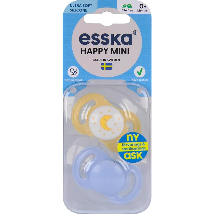 Napp Happy Mini Silikon 2-p Esska