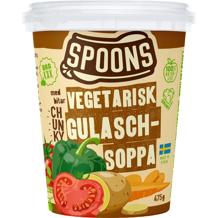Vegetarisk Gulaschsoppa 475g Spoons
