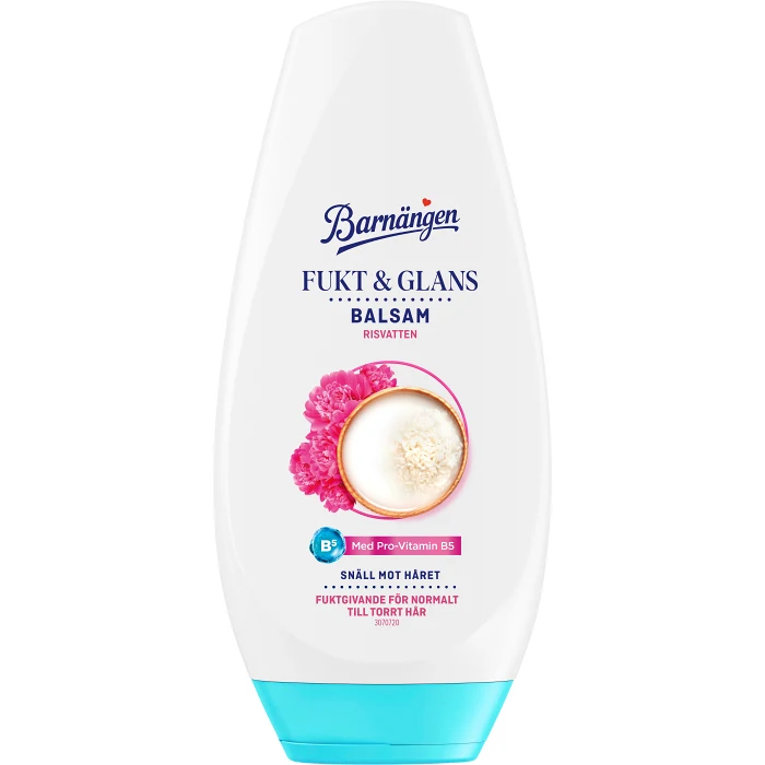 Balsam Fukt&Glans Risvatten 250ml Barnängen
