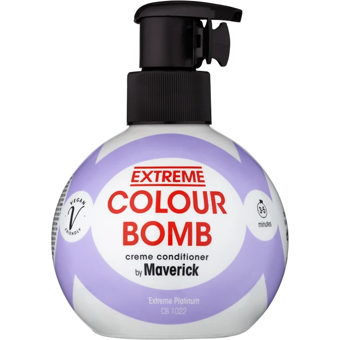 Färg Balsam Extreme White Platinum 250ml Colour Bomb