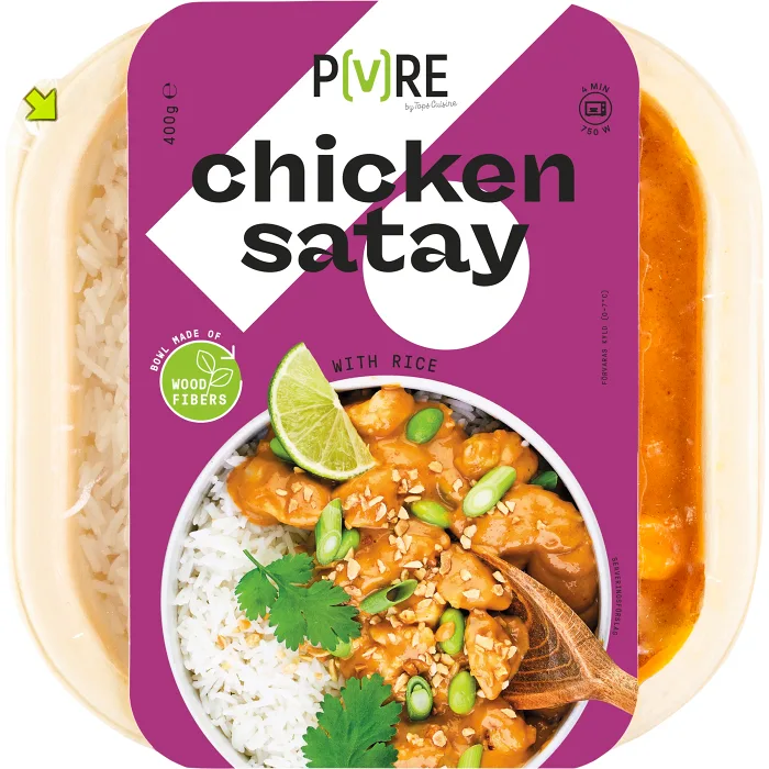 Chicken satay 400g Topsfoods PURE