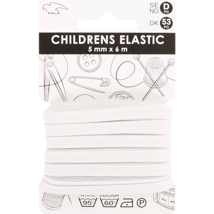 Barnresår Vit 5mmx6m Falk