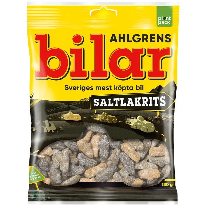 Godis Saltlaktris 130g Ahlgrens Bilar