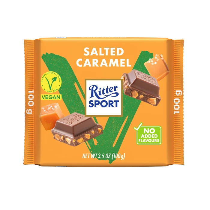 Chokladkaka Salted Caramel Vegan 100g Ritter