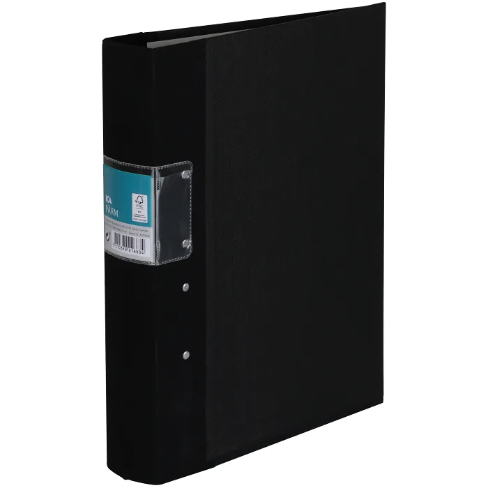 Träryggspärm svart