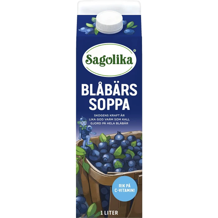 Blåbärssoppa 1l Sagolika