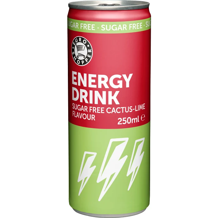 Energidryck Cactus Lime Sugar free 25cl Euro Shopper
