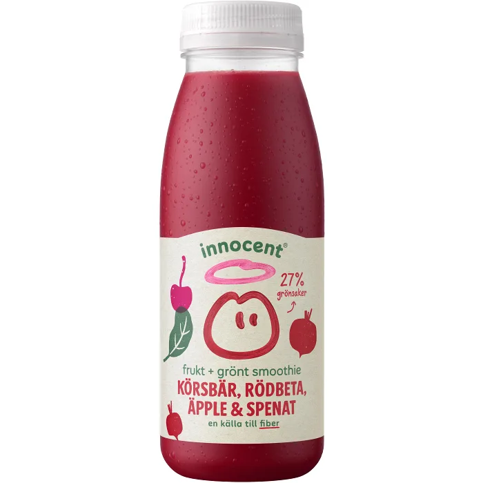 Smoothie Körsbär Rödbeta Äpple Spenat 250ml Innocent
