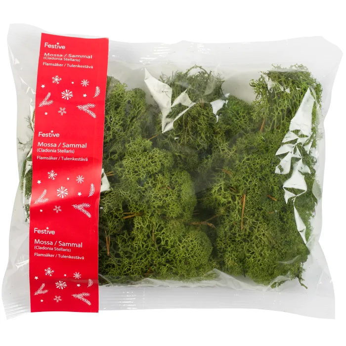 Mossa Grön Flamsäker 100g Festive