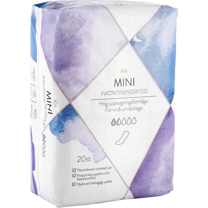 Inkontinensskydd Mini 20-p ICA