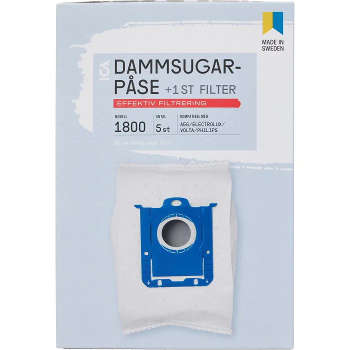 Dammsugarpåse 1800 5-p ICA