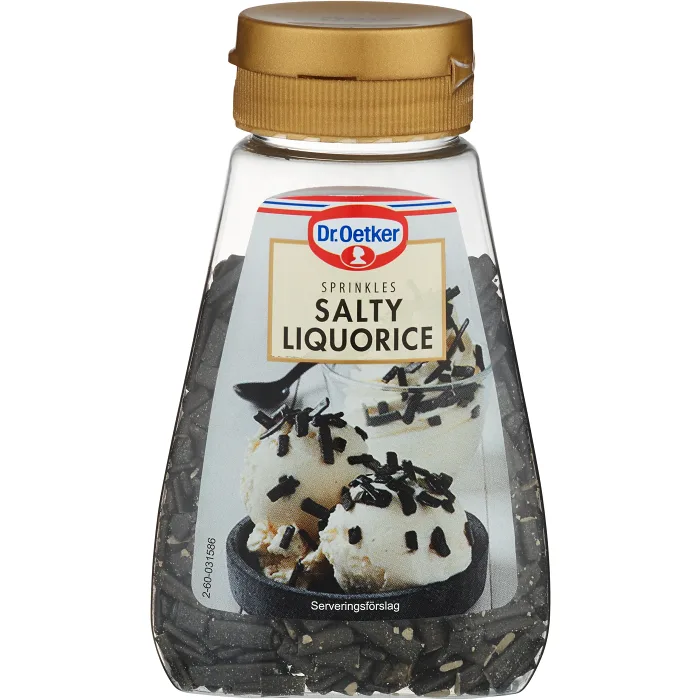 Strössel Saltlakrits 90g Dr.Oetker