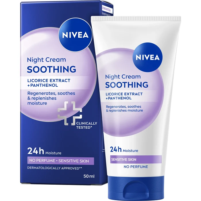 Nattkräm Soothing Night Cream 50ml Nivea