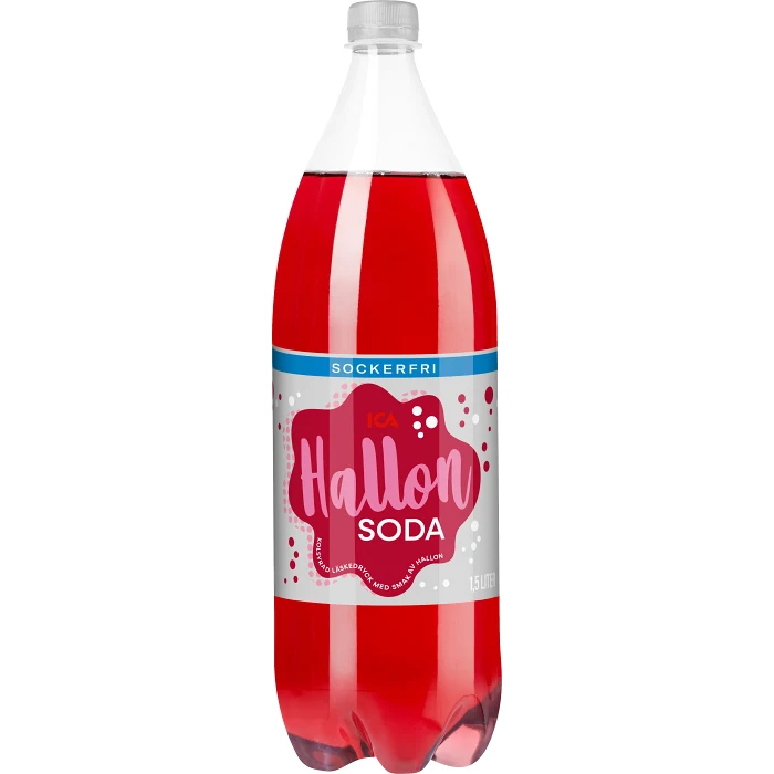 Läsk Hallonsoda Light 1,5l ICA