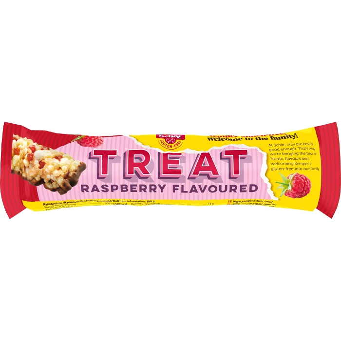 Treat Raspberry müslibar 22g Schär