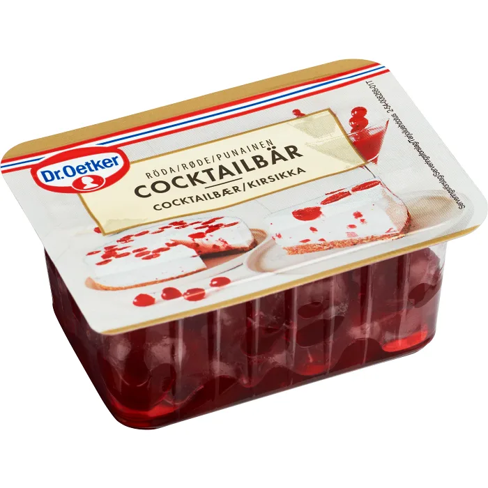 Cocktailbär Röda 100g Dr.Oetker