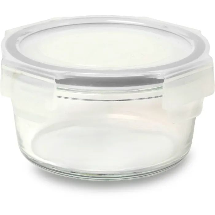 Förvaringsburk Rund Glas med lock 400ml ICA