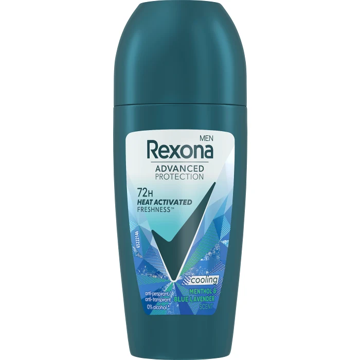 Deodorant Roll On 72h Adv Menthol Blue Lav 50ml Rexona