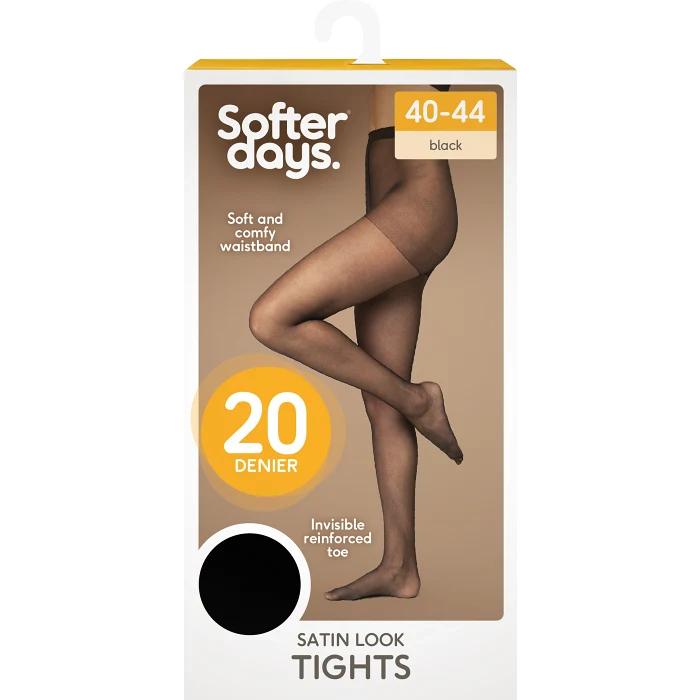 Strumpbyxa 20den 40-44 1p svart Softer Days