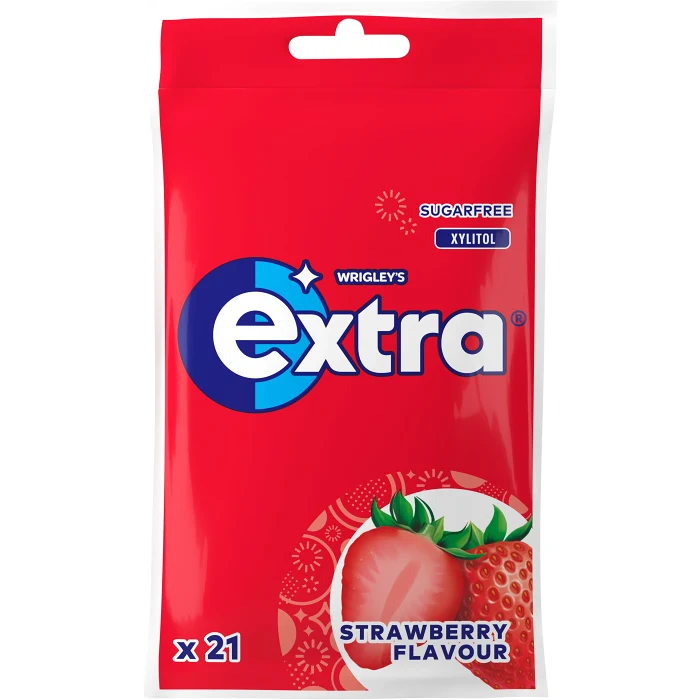 Tuggummi Strawberry 29g Extra
