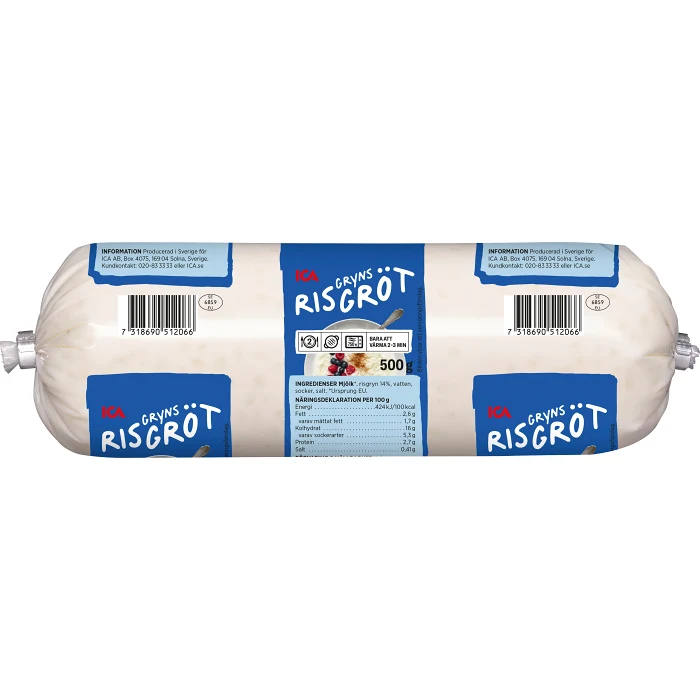 Risgrynsgröt 500g ICA