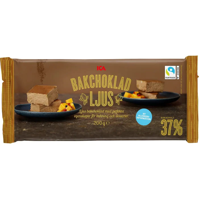 Bakchoklad Ljus 200g ICA