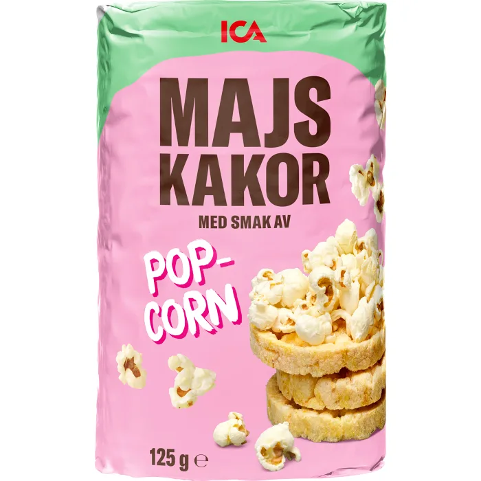 Majskakor Popcor 125g ICA