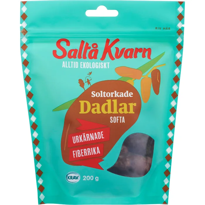 Dadlar Soltorkade 200g KRAV Saltå Kvarn