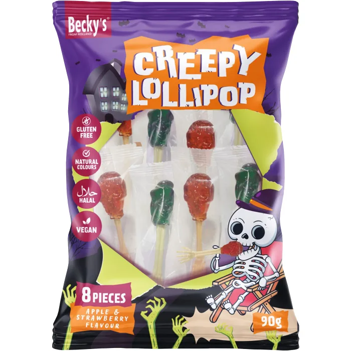 Godis Creepy lollipops 90g BECK`S